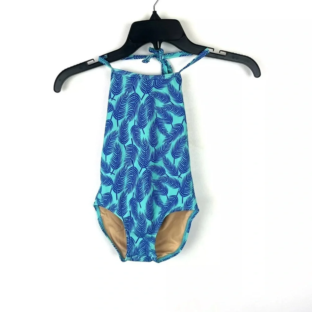 Toobydoo Girl’s Blue One Piece Swimsuit Size 3-4yr